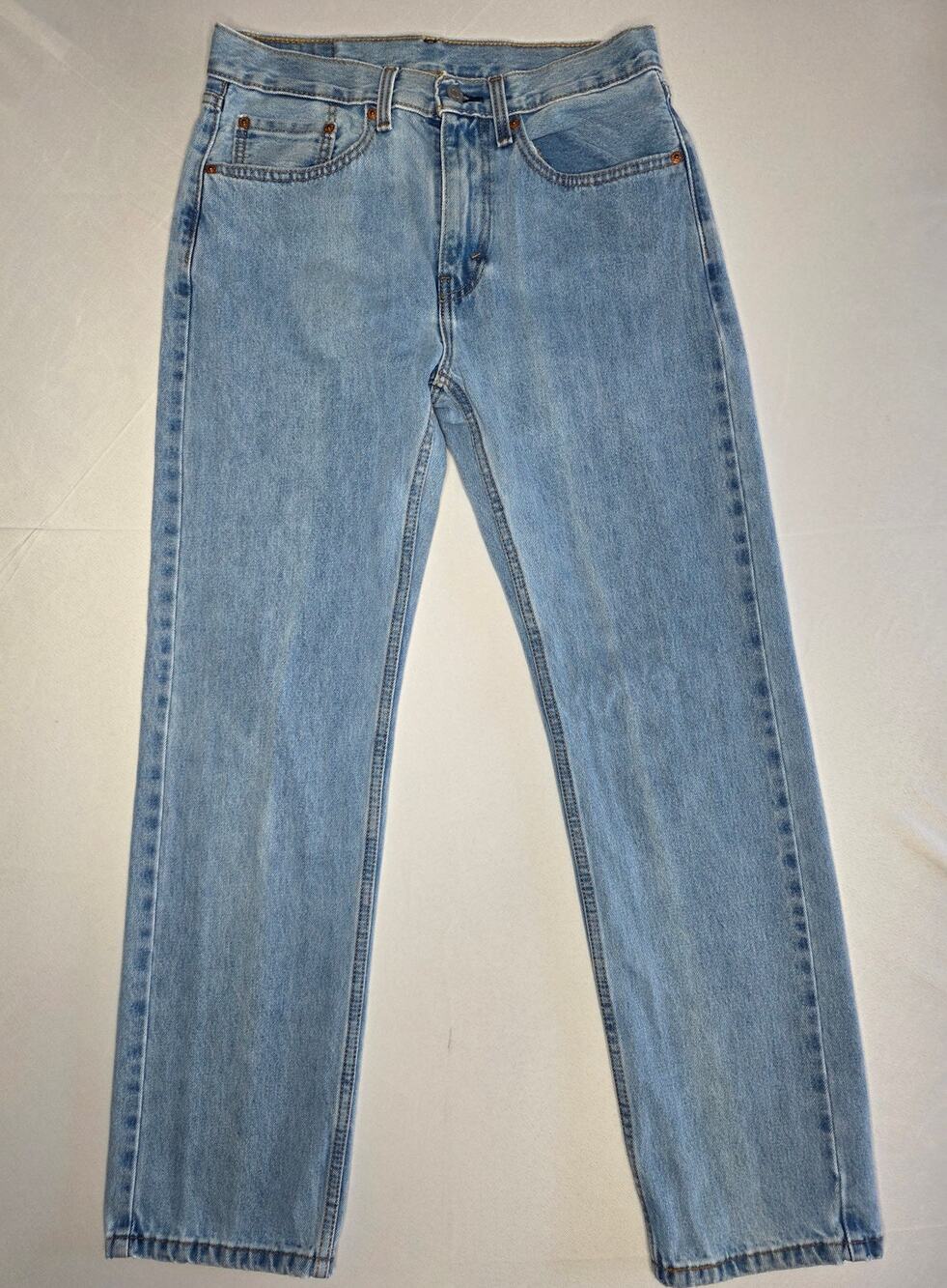 Levi's 505 light-wash straight-leg jeans Size 31